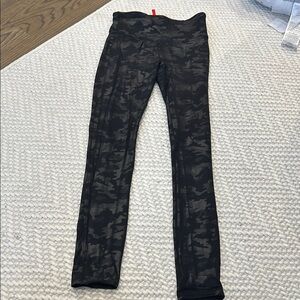 Spanx Black Camo Leggings